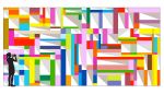 Motion mural | Street Murals by Johanna Boccardo | Motion at Dadeland in Miami. Item made of synthetic
