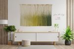 Verd - Modern Tapestry Wall Hanging | Wall Hangings by Lale Studio & Shop. Item composed of bamboo & wool compatible with boho and contemporary style