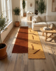 Unique and Upscale: Irregularly Shaped Sea Rush Rug | Runner Rug in Rugs by LA FIBRE ARTISANALE. Item made of cotton with fiber works with contemporary & mediterranean style