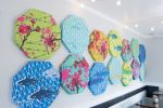 Upcountry Waimea Acoustic Panels | Wall Sculpture in Wall Hangings by Margo Ray | Pau in Waimea. Item made of fabric with glass
