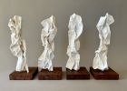 Four ... Your Imagination - Small Plaster Sculptures | Sculptures by Lutz Hornischer - Sculptures in Wood & Plaster