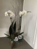 Modern contemporary orchids | Floral Arrangements by Fleurina Designs | Gabriel Santana salon spa in San Jose