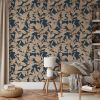 Rubbery Leaf Wallpaper | Wall Treatments by Patricia Braune. Item composed of paper