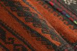 Vintage Afghan Kilim with Polychromatic Geometric Patterns | Area Rug in Rugs by Rug and Kilim. Item composed of wool