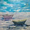 Boat Series: Three Boats at Rest | Paintings by willa vennema