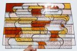 LIGNE stained glass panel | Glasswork in Wall Treatments by Bespoke Glass