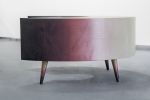 "Coco Drinks Wine"- a circular coffee table with drawer | Tables by Makingworks. Item composed of wood in contemporary style