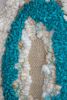 WITHIN TURQUOISE | Woven Tapestry | Wall Hangings by Melodie Nicolle. Item composed of fiber compatible with boho and contemporary style