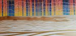 Island Time | Oil And Acrylic Painting in Paintings by Mark Bueno | Eating Recovery Center | Insight Behavioral Health Corporate Headquarters in Denver. Item made of wood with synthetic