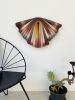Rosy Crest | Wall Sculpture in Wall Hangings by Susan Maddux. Item made of canvas & fiber compatible with boho and japandi style