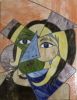 FATIMA - HAND MADE GLASS MOSAIC ARTWORK | Mixed Media by artisticmosaicdesigns. Item composed of glass in art deco style