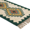 Handwoven Woolen Stair Runner Rug | Rugs by Evergreen Carpets. Item made of wool works with boho & minimalism style
