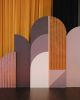 Stage Backdrop | Murals by Tiffany Lusteg | Prado in San Diego. Item made of wood & synthetic