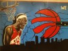 Toronto Raptors Basketball Mural | Murals by Art By David Anthony. Item made of synthetic