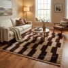 Brown Area Rug - Handwoven Moroccan Berber Wool Rug, Chocol | Rugs by Berber Luxe. Item composed of wool compatible with boho and art deco style