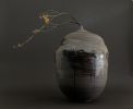 RWH-83, Large black clay female vessel. | Vase in Vases & Vessels by Rosa Wiland Holmes. Item composed of stoneware