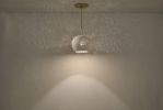 Claylight: BRASS ROD PENDANT | Ceramic Hanging Lamp | Pendants by lightexture. Item made of brass with ceramic works with boho & minimalism style