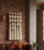 PULSE No.1 Textile Art Macrame Wall Decor | Tapestry in Wall Hangings by Puvor. Item made of cotton works with boho & contemporary style