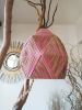 Boho Pendant Light, Raffia Fringe Chandelier, | Chandeliers by Magdyss Boutique | Yacht Club București in București. Item works with boho & contemporary style