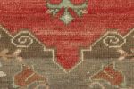 Vintage Turkish Rug in Pink & Cream with Colorful Floral | Area Rug in Rugs by Rug and Kilim