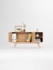 Record player stand, vinyl storage, tv stand, media cabinet | Media Console in Storage by Mo Woodwork