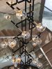 Circuit Chandelier | Chandeliers by Neptune Glassworks. Item made of brass with glass