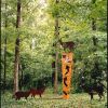 DEER CROSSING | Public Sculptures by jim collins sculpture | Chattanooga State Community College in Chattanooga. Item made of metal