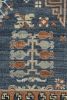 Rug & Kilim’s Khotan inspired rug in Brown & Blue Geometric | Area Rug in Rugs by Rug and Kilim. Item composed of wool