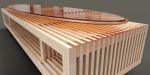 Coffee table from Vibes collection | Tables by Rougepourpre. Item made of maple wood with copper