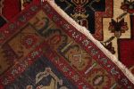 Vintage Konya Geometric Beige Brown and Red Wool Runner | Area Rug in Rugs by Rug and Kilim