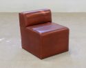 Low Banquette in Argentine Leather from Costantini, Santos | Couch in Couches & Sofas by Costantini Design. Item composed of leather