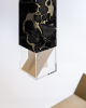 Lamp/Two BLACK | Table Lamp in Lamps by Formaminima. Item composed of brass and marble