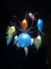 Multi Fish Chandelier | Chandeliers by Anchor Bend Glassworks. Item composed of glass