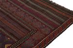 Vintage Baluch Tribal Kilim in Red with Geometric Patterns | Area Rug in Rugs by Rug and Kilim