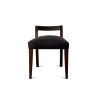 Umberto Low Side Chair in Argentine Rosewood by Costantini | Dining Chair in Chairs by Costantini Design. Item composed of wood & fabric