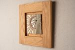 Abstract Sun No. 2 | Wall Sculpture in Wall Hangings by Clare and Romy Studio. Item made of ceramic compatible with boho and mid century modern style