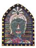Goddess of Solace | Wall Sculpture in Wall Hangings by Gila Mosaics Studio. Item composed of ceramic and glass in boho or asian style