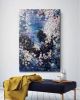 Cherry blossoms | Oil And Acrylic Painting in Paintings by Elena Parau. Item made of canvas compatible with minimalism and contemporary style