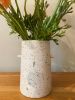 Handmade White Patina Speckled Vase | Vases & Vessels by cursive m ceramics. Item made of ceramic