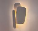 Clipper 3 | Layered Architectural Ceramic Wall Sconce | Sconces by Naaya Studio. Item made of wood with metal works with minimalism & mid century modern style