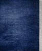 Rug Breton Deep Blue hand-knotted color block 100% silk | Area Rug in Rugs by Atelier Tapis Rouge. Item made of fiber compatible with minimalism and contemporary style