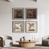 Acrylic Painting on book pages mounted to Japanese paper | Oil And Acrylic Painting in Paintings by Renee Bott. Item composed of paper and synthetic in minimalism or contemporary style