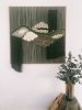 Eucalyptus-Macrame Handwoven Framed Textile Art | Macrame Wall Hanging in Wall Hangings by Ranran Studio by Belen Senra. Item composed of cotton in contemporary style