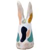 Disapproving Bunny- Blobular | Sculptures by Fuzz E. Grant. Item composed of stoneware and synthetic in modern style