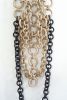 "Lilla" ceramic chain sculpture | Wall Sculpture in Wall Hangings by Asmaa Aman Studio. Item composed of ceramic in boho or eclectic & maximalism style