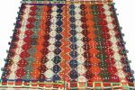 Vintage Persian Kilim with Multicolor Stripes and Diamonds | Area Rug in Rugs by Rug and Kilim