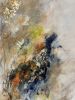 Goldie 🔴 | Oil And Acrylic Painting in Paintings by Darlene Watson Abstract Artist. Item composed of canvas & synthetic