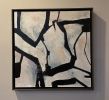 Black White | Oil And Acrylic Painting in Paintings by Niki J Sands. Item composed of canvas & synthetic