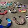 Lucky Mexicali Horseshoe Southwestern Wall Art Door Decor | Embroidery in Wall Hangings by Sand+Suede | Hill & Vine in Fredericksburg. Item made of fabric