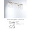 WM105 NIAGARA MODULAR | Chandeliers by alanmizrahilighting | New York in New York. Item composed of bronze and glass